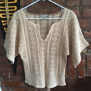 Vintage Cotton Crochet Top